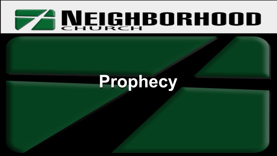 ISO a Biblically-Sound, Spirit-Filled Church: "Prophecy" 11/6/2022
