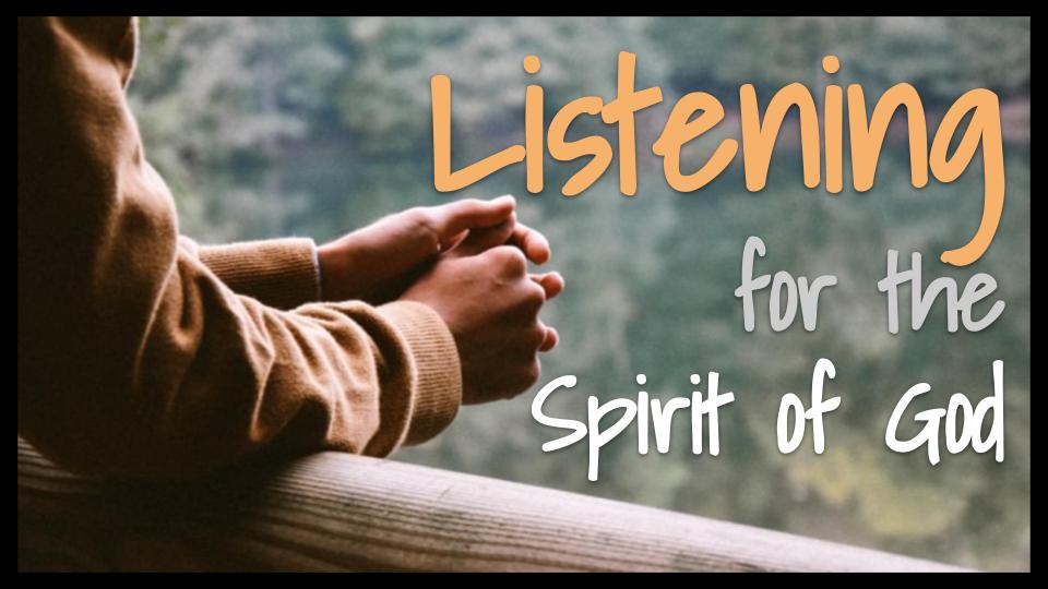 The Holy Spirit Throughout History #47: "The Spirit of Listening" -- Revelation